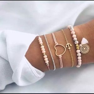 🌺 NEW 5Pc Bracelet Set